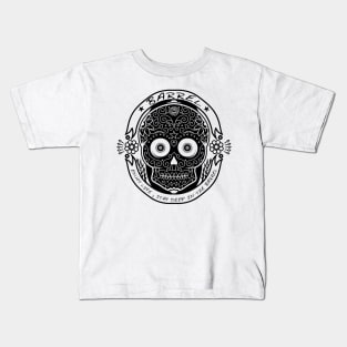 Calaca Surfing Skull Kids T-Shirt